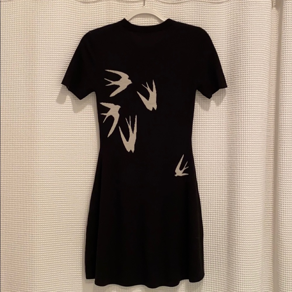 Alexander McQueen Swallow Pointelle Dress - Picture 3 of 5